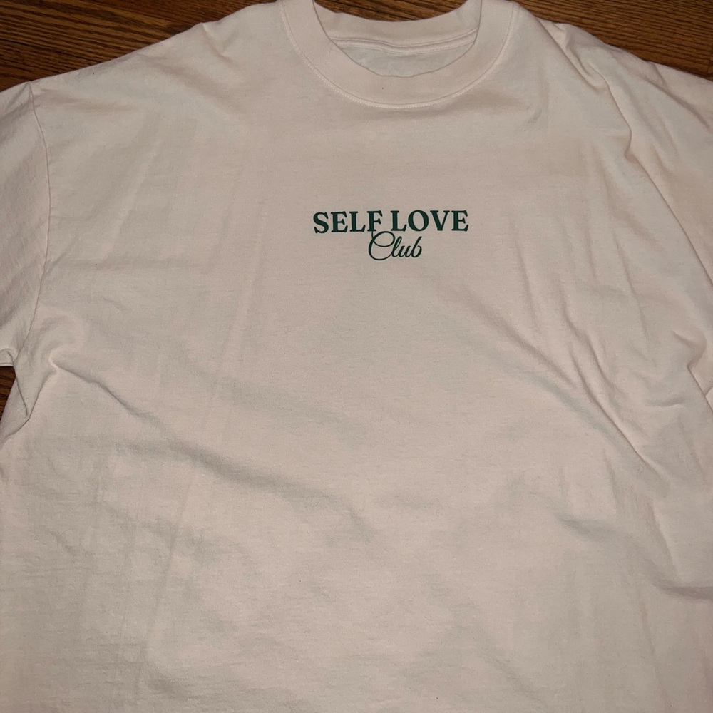 Women's Short Sleeve Tee with Smiley Face - Mustard - Picture 5 of 6